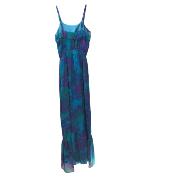 Express Ruffle Spaghetti Strap Maxi Dress Size XS - Picture 2 of 7
